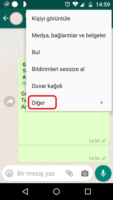 WhatsApp Dışa Aktarma 2